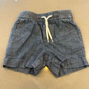 Baby Gap Denim Color Pull Up Style Shorts Size 12-18 Months